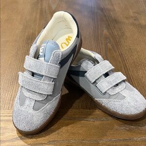 Sam Edelman Blue Suede Velcro Sneakers